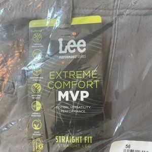 Lee Extreme Comfort Dark Gray Pants, 36 x 30